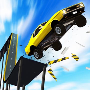 Car Destroy Ski Jump Game